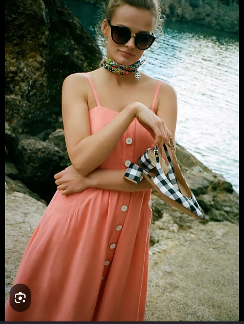 Maeve Pink Polka Dot Labeled Garment